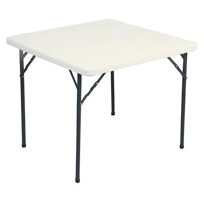Garcia de Pou García de Pou 208.30 Mesa Cuadrada Plegable, 86 x 86 x 74 Cm, Crema Garcia de Pou García de Pou 208.30 Mesa Cuadrada Plegable, 86 x 86 x 74 Cm, Crema