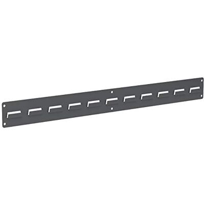 Akro-Mils Sola fila apersianado Panel de pared para colgar cubos de acero con recubrimiento en polvo, 32 cm de largo x 3 pulgadas de altura, pack de 2 Akro-Mils Sola fila apersianado Panel de pared para colgar cubos de acero con recubrimiento en polvo, 32 cm de largo x 3 pulgadas de altura, pack de 2