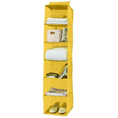 Compactor Nordic Color Cambiador 6 Niveles, Tela, Amarillo, 30 x 30 x 128 cm Compactor Nordic Color Cambiador 6 Niveles, Tela, Amarillo, 30 x 30 x 128 cm
