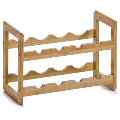 Zeller Botellero apilable (bambú, 47 x 22 x 32 cm) Zeller Botellero apilable (bambú, 47 x 22 x 32 cm)
