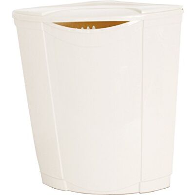 MSV MS236 Pongotodo para rincón, plástico, Color Blanco MSV MS236 Pongotodo para rincón, plástico, Color Blanco