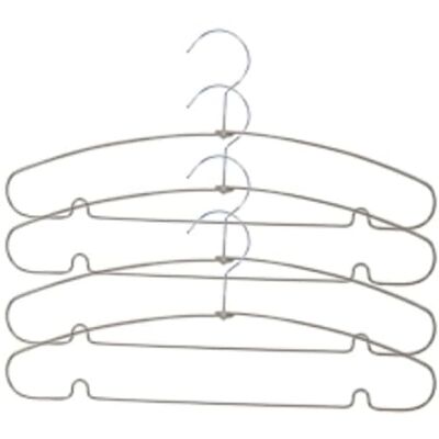 MSV Pack de 40 Perchas de Acero Revestidas de Plástico Diseño Muy Robusto y Antideslizante Lados Curvos, No Se Deforman Todo Tipo de Ropa 40 cm Taupe MSV Pack de 40 Perchas de Acero Revestidas de Plástico Diseño Muy Robusto y Antideslizante Lados Curvos, No Se Deforman Todo Tipo de Ropa 40 cm Taupe