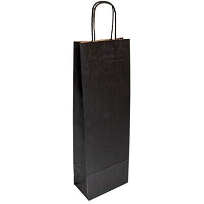 Garcia de Pou García de Pou Bolsas Sos Con Asas 1 Botella 100 G/M2 14+8X40 Cm Negro Kraft (pack de 250) Garcia de Pou García de Pou Bolsas Sos Con Asas 1 Botella 100 G/M2 14+8X40 Cm Negro Kraft (pack de 250)