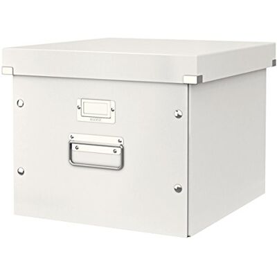 Leitz Caja de Almacenamiento para Carpetas Colgantes, A4, Gama Click and Store 60464001 Blanco Leitz Caja de Almacenamiento para Carpetas Colgantes, A4, Gama Click and Store 60464001 Blanco