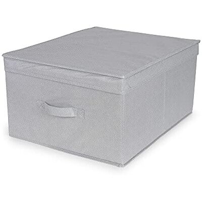 Compactor Caja de Tela Grande, Gama Boston, Color Gris, 40 x 50 x 25 cm Compactor Caja de Tela Grande, Gama Boston, Color Gris, 40 x 50 x 25 cm