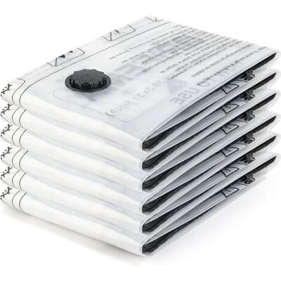 GRIFEMA , 6 Piezas Bolsas de Almacenamiento al Vacío 70x50 cm, Ahorro de Espacio para Ropa de Cama, Edredones, Mantas y Viajes, Bolsas Vacio Ropa Reutilizable GRIFEMA , 6 Piezas Bolsas de Almacenamiento al Vacío 70x50 cm, Ahorro de Espacio para Ropa de Cama, Edredones, Mantas y Viajes, Bolsas Vacio Ropa Reutilizable