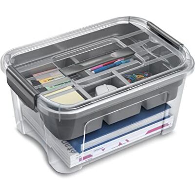 CEP TONTARELLI LUX Combi-box 13L Caja de transporte para suministros Gris CEP TONTARELLI LUX Combi-box 13L Caja de transporte para suministros Gris
