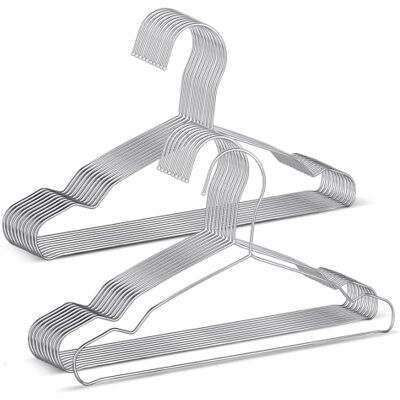 LifHap Hangerworld Perchas de Acero Inoxidable Resistentes para Ropa de bebé, Ahorro de Espacio, 31 cm LifHap Hangerworld Perchas de Acero Inoxidable Resistentes para Ropa de bebé, Ahorro de Espacio, 31 cm