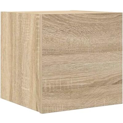 vidaXL Mueble de Pared para TV Soporte Muebles Aparador Estante Salón Sala de Estar Dormitorio Decoración Color Roble Sonoma 30,5x30x30 cm vidaXL Mueble de Pared para TV Soporte Muebles Aparador Estante Salón Sala de Estar Dormitorio Decoración Color Roble Sonoma 30,5x30x30 cm