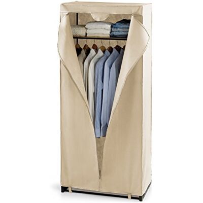 Perfetto Più Gastone, Armario de Tela, Beige, 80 x 50 x 180 cm Perfetto Più Gastone, Armario de Tela, Beige, 80 x 50 x 180 cm