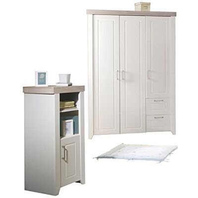roba Estantería Independiente 'Felicia' con Cuerpo en decoración Blanco, frentes en Canadian White, Corona en decoración Luna ELM roba Estantería Independiente 'Felicia' con Cuerpo en decoración Blanco, frentes en Canadian White, Corona en decoración Luna ELM