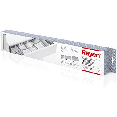 Rayen Organizador de cajones plegable compuesto por 6 cajas de ordenación de ropa en diferentes tamaños: 2 de 14 x 14 x 10cm, 2 de 14 x 28 x 10 y 2 de 28 x 28 x 10. Gris Claro Rayen Organizador de cajones plegable compuesto por 6 cajas de ordenación de ropa en diferentes tamaños: 2 de 14 x 14 x 10cm, 2 de 14 x 28 x 10 y 2 de 28 x 28 x 10. Gris Claro
