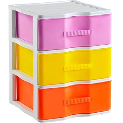 AC Cajonera de Almenamiento WGN 3 Cajones Torre de Almenamiento Multiusos para Oficina, hogar, Escuela, etc 51,5 x 37 x 39 cm Blancolor Aleatorio AC Cajonera de Almenamiento WGN 3 Cajones Torre de Almenamiento Multiusos para Oficina, hogar, Escuela, etc 51,5 x 37 x 39 cm Blancolor Aleatorio