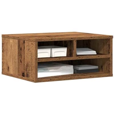 vidaXL Soporte para Impresora Madera Envejecida 49 x 40 x 22,5 cm vidaXL Soporte para Impresora Madera Envejecida 49 x 40 x 22,5 cm