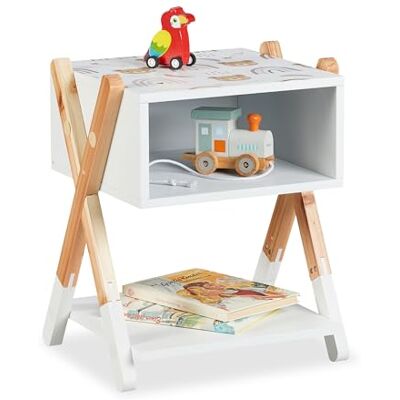 Relaxdays Mesita Infantil con Cajón - Mueble para Niños Relaxdays Mesita Infantil con Cajón - Mueble para Niños