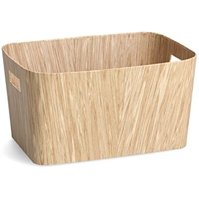 Zeller Caja de almacenaje (madera, 34,2 x 24,5 x 18 cm), diseño de madera Zeller Caja de almacenaje (madera, 34,2 x 24,5 x 18 cm), diseño de madera