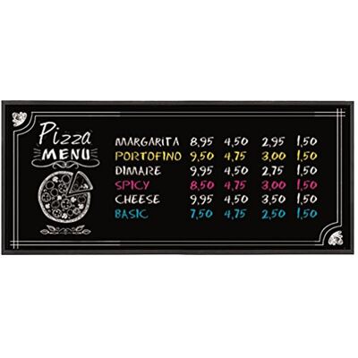 Garcia de Pou García de Pou 207.15 Cartelera Pizarra, 56 x 150 x 2 Cm, Negro Garcia de Pou García de Pou 207.15 Cartelera Pizarra, 56 x 150 x 2 Cm, Negro