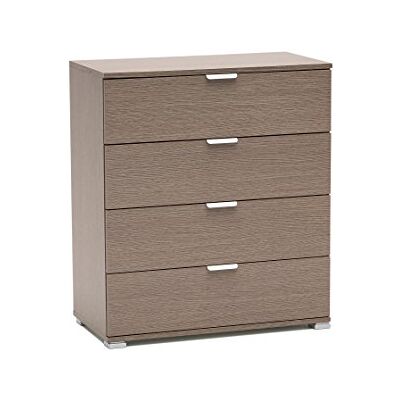 ROBUSCHI - 4-drawer gray oak - 75x85x38 cm - dresser ROBUSCHI - 4-drawer gray oak - 75x85x38 cm - dresser