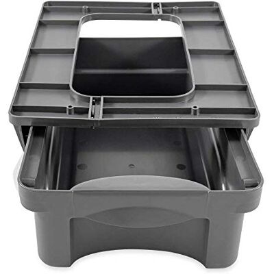 Camco Pop-A-Drawer, cajón Debajo del gabinete RV La solución Almacenamiento Adicional en tu RV Soportes de Montaje y Accesorios incluidos, carbón Camco Pop-A-Drawer, cajón Debajo del gabinete RV La solución Almacenamiento Adicional en tu RV Soportes de Montaje y Accesorios incluidos, carbón