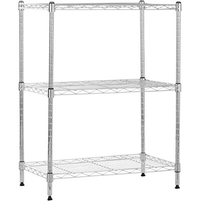 Estante de Almacenamiento Amazon Basics - Estantes de Acero Regulables - 340kg Max Estante de Almacenamiento Amazon Basics - Estantes de Acero Regulables - 340kg Max