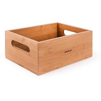Excelsa Eco Living Cesta Multiusos, bambú, Madera Excelsa Eco Living Cesta Multiusos, bambú, Madera