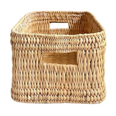 HomeMaison Home Maison Cesta de almacenamiento rectangular Hassira – Caja de almacenamiento Hassira – 27 x 19 x 14 cm – Artesanía marroquí – Color natural HomeMaison Home Maison Cesta de almacenamiento rectangular Hassira – Caja de almacenamiento Hassira – 27 x 19 x 14 cm – Artesanía marroquí – Color natural