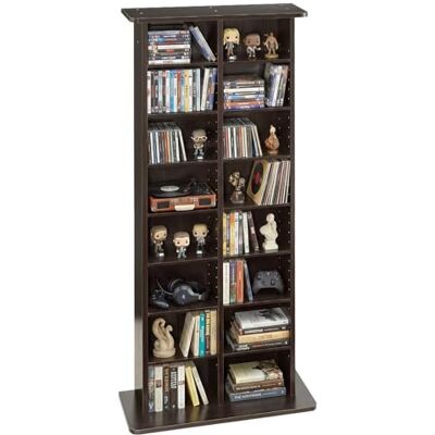 VEVOR Estantería de Pared, 559 x 222 x 1295 mm, Mueble de Almacenamiento de 16 Compartimentos, con Dispositivos Antivuelco, Organizador para CDs DVDs Libros Juegos, Armario para Sala de Estar Oficina VEVOR Estantería de Pared, 559 x 222 x 1295 mm, Mueble de Almacenamiento de 16 Compartimentos, con Dispositivos Antivuelco, Organizador para CDs DVDs Libros Juegos, Armario para Sala de Estar Oficina