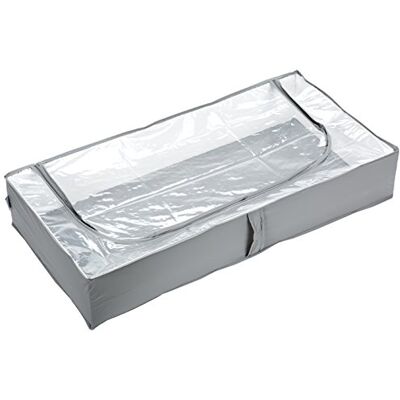 LOVE !T STORE !T STORE.IT Juego de 2 cómodas para Debajo de la Cama con Ventana, Gris LOVE !T STORE !T STORE.IT Juego de 2 cómodas para Debajo de la Cama con Ventana, Gris
