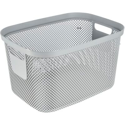 Cesta de almacenamiento gris Stine - Storage Basket Cesta de almacenamiento gris Stine - Storage Basket