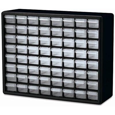 Akro-Mils Gabinete de Almacenamiento de plástico con 64 cajones para organización de Garaje, Organizador de Cuentas, Almacenamiento Lego, Caja de Herramientas para Profesores, Organizador de Akro-Mils Gabinete de Almacenamiento de plástico con 64 cajones para organización de Garaje, Organizador de Cuentas, Almacenamiento Lego, Caja de Herramientas para Profesores, Organizador de