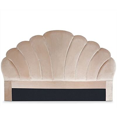 Menzzo Mermaid Cabezales de Cama, Tela, marrón, 180 cm Menzzo Mermaid Cabezales de Cama, Tela, marrón, 180 cm