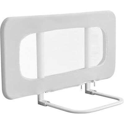 VEVOR Barandilla de Cama Infantil, con Tubo de Hierro Reforzado y Tela Oxford, Altura Ajustable de 45 a 67 cm para Colchones 5 a 30 cm de Grosor, Base en Forma de U, 800 x 670 mm, Gris, 1 ud VEVOR Barandilla de Cama Infantil, con Tubo de Hierro Reforzado y Tela Oxford, Altura Ajustable de 45 a 67 cm para Colchones 5 a 30 cm de Grosor, Base en Forma de U, 800 x 670 mm, Gris, 1 ud