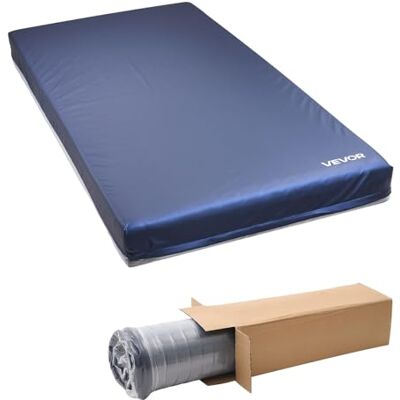 VEVOR Colchón de Cama Hospitalaria, Carga 227 kg, Redistribución de Presión de Grado Médico, Espuma de Doble Capa, Impermeable, Ideal para el Tratamiento de Úlceras por Presión, 91 x 203 x 15 cm VEVOR Colchón de Cama Hospitalaria, Carga 227 kg, Redistribución de Presión de Grado Médico, Espuma de Doble Capa, Impermeable, Ideal para el Tratamiento de Úlceras por Presión, 91 x 203 x 15 cm
