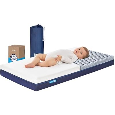 Ecus Kids Colchon Cuna 60x120 cm Ecus Care, Previene la Plagiocefalia. Topper desenfundable, tejido hipoalergénico, certificado sanitario, alta ventilación, fácil mantenimiento Ecus Kids Colchon Cuna 60x120 cm Ecus Care, Previene la Plagiocefalia. Topper desenfundable, tejido hipoalergénico, certificado sanitario, alta ventilación, fácil mantenimiento
