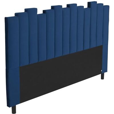 Menzzo Lucky Cabecero de Cama, Madera, Azul, 180 x 8 x 120 cm Menzzo Lucky Cabecero de Cama, Madera, Azul, 180 x 8 x 120 cm
