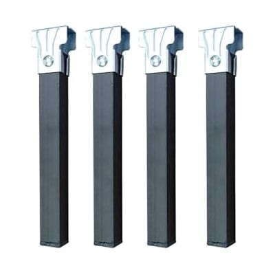 IMEX EL ZORRO – Juego 4 Patas Somier Sin Rueda 300x30x30 mm Metálicas Resistentes y Estables Compatibles con Somieres Universales IMEX EL ZORRO – Juego 4 Patas Somier Sin Rueda 300x30x30 mm Metálicas Resistentes y Estables Compatibles con Somieres Universales