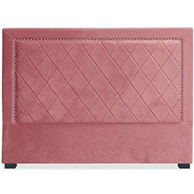 Menzzo Meghan Cabecero de Cama, Terciopelo, Rosa, 166 Menzzo Meghan Cabecero de Cama, Terciopelo, Rosa, 166