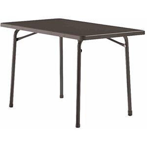 Sieger Mesa plegable, armazón de acero y tablero de resina mecalit-pro imitación pizarra (115 x 70 x 72 cm), color gris Sieger Mesa plegable, armazón de acero y tablero de resina mecalit-pro imitación pizarra (115 x 70 x 72 cm), color gris