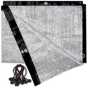 UNIUP Tela de Sombra de Aluminio al 70%, Pantalla de privacidad para Mascotas, Cubierta de Coche, Patio, jardín, pérgola, toldo con Ojales y Bola elástica, 13 x 16 pies UNIUP Tela de Sombra de Aluminio al 70%, Pantalla de privacidad para Mascotas, Cubierta de Coche, Patio, jardín, pérgola, toldo con Ojales y Bola elástica, 13 x 16 pies