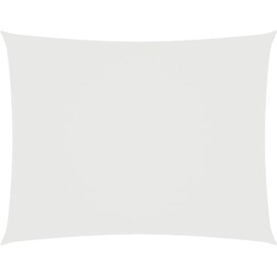 vidaXL Toldo de Vela Rectangular Tela Oxford Blanco 2,5x3,5 m vidaXL Toldo de Vela Rectangular Tela Oxford Blanco 2,5x3,5 m