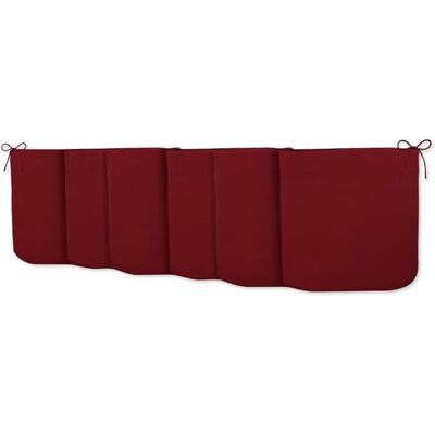CHELY INTERMARKET Cojines para Sillas 40x40x3 cm Rojo Pack 6 Asientos Acolchados Espuma Alta Densidad Funda Desenfundable con Cremallera Lavables Antideslizante para Cocina Comedor Terraza Jardin CHELY INTERMARKET Cojines para Sillas 40x40x3 cm Rojo Pack 6 Asientos Acolchados Espuma Alta Densidad Funda Desenfundable con Cremallera Lavables Antideslizante para Cocina Comedor Terraza Jardin