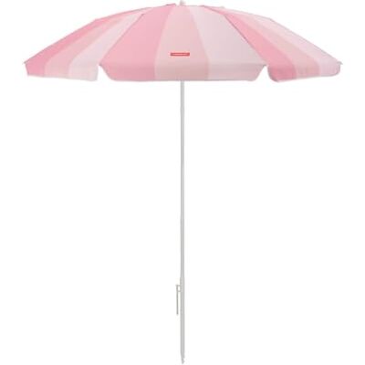 Flamingueo Sombrilla Playa Grande 220x180cm Parasol con Protección Solar UPF 50+ para Playa, Jardín y Piscina Orientación y Altura Regulable Poliéster Waterproof Flamingueo Sombrilla Playa Grande 220x180cm Parasol con Protección Solar UPF 50+ para Playa, Jardín y Piscina Orientación y Altura Regulable Poliéster Waterproof