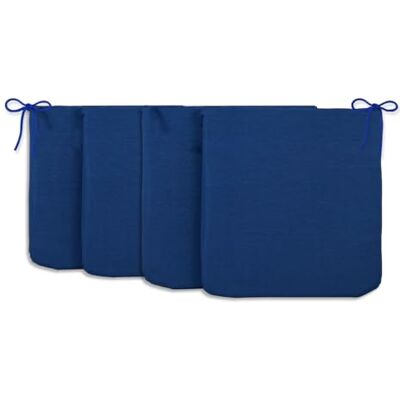 CHELY INTERMARKET Cojines para Sillas 40x40x3 cm Azul Pack 4 Asientos Acolchados Espuma Alta Densidad Funda Desenfundable con Cremallera Lavables Antideslizante para Cocina Comedor Terraza Jardin CHELY INTERMARKET Cojines para Sillas 40x40x3 cm Azul Pack 4 Asientos Acolchados Espuma Alta Densidad Funda Desenfundable con Cremallera Lavables Antideslizante para Cocina Comedor Terraza Jardin