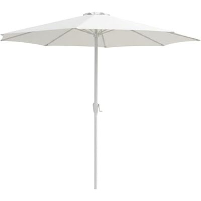 LOLAhome Parasol Fijo +Resistente, diámetro 350 cm, Aluminio Blanco, Alba LOLAhome Parasol Fijo +Resistente, diámetro 350 cm, Aluminio Blanco, Alba