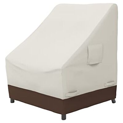 Funda para Silla de Jardín con Respaldo Alto de Amazon Basics - Funda para silla de patio Funda para Silla de Jardín con Respaldo Alto de Amazon Basics - Funda para silla de patio