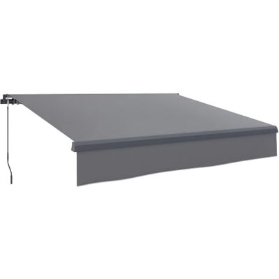 Toldo Retráctil de Aluminio Gris 295x200 cm Outsunny - Toldo Retráctil Toldo Retráctil de Aluminio Gris 295x200 cm Outsunny - Toldo Retráctil