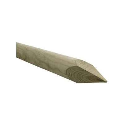 Faura Tutor de Madera de Sombrilla con Punta 300x8 cm. (Alto X Diámetro) - Faura Tutor de Madera de Sombrilla con Punta 300x8 cm. (Alto X Diámetro) -