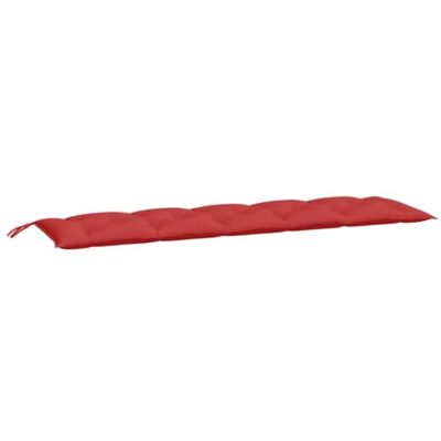 Almohadillas para banco de jardín vidaXL 2 Piezas Rojo 180x50x7 cm Tela Oxford Almohadillas para banco de jardín vidaXL 2 Piezas Rojo 180x50x7 cm Tela Oxford