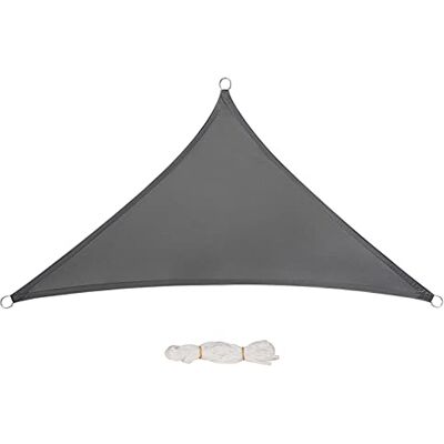 WOLTU Toldo Vela Impermeable Triangular 3.6x3.6x5.1 m Poliéster Protección Rayos UV Intemperie para Patio Exteriores Jardín Color Arena Gris WOLTU Toldo Vela Impermeable Triangular 3.6x3.6x5.1 m Poliéster Protección Rayos UV Intemperie para Patio Exteriores Jardín Color Arena Gris