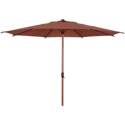 HESPERIDE Hespéride Sombrilla reclinable Redonda Recta Loompa 3m Caoba HESPERIDE Hespéride Sombrilla reclinable Redonda Recta Loompa 3m Caoba